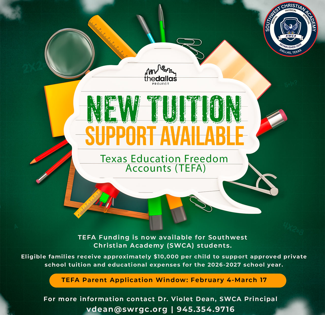 New Tuition Support